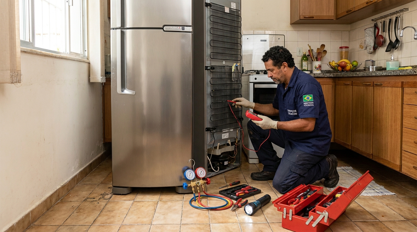 Manutenção na refrigeração em Itajaí-SC